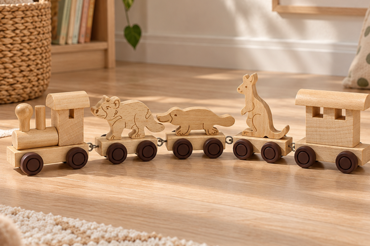 ALPHABET TRAIN - ANIMAL CARRIAGE TASMANIAN DEVIL