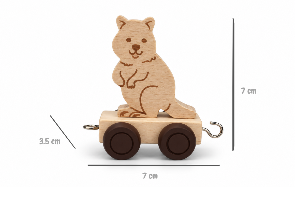 ALPHABET TRAIN - ANIMAL CARRIAGE QUOKKA