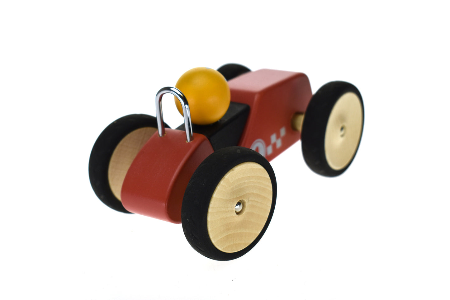 RETRO RACING CAR RED - LARGE