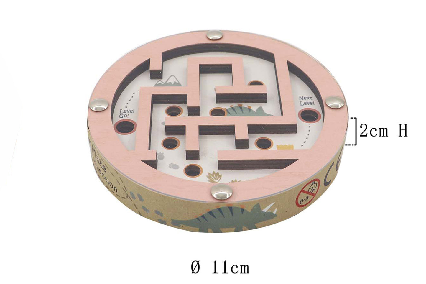 DINOSAUR MAZE IN DISC DOUBLE SIDED