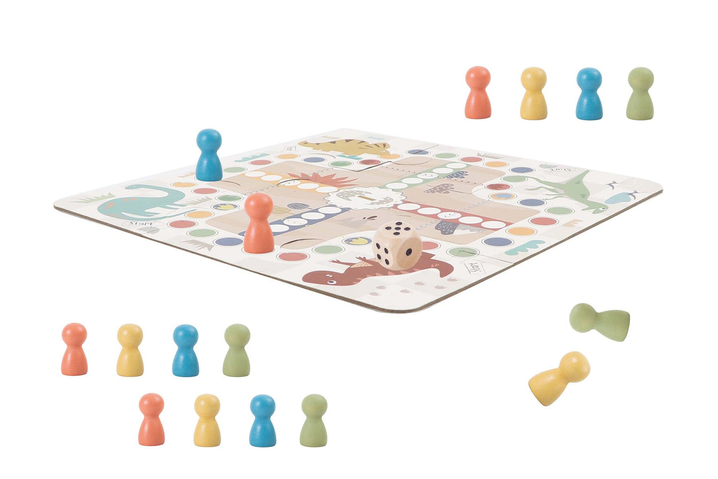 2 IN 1 CLASSIC GAME IN TIN BOX - LUDO & THE GAME OF GOOSE