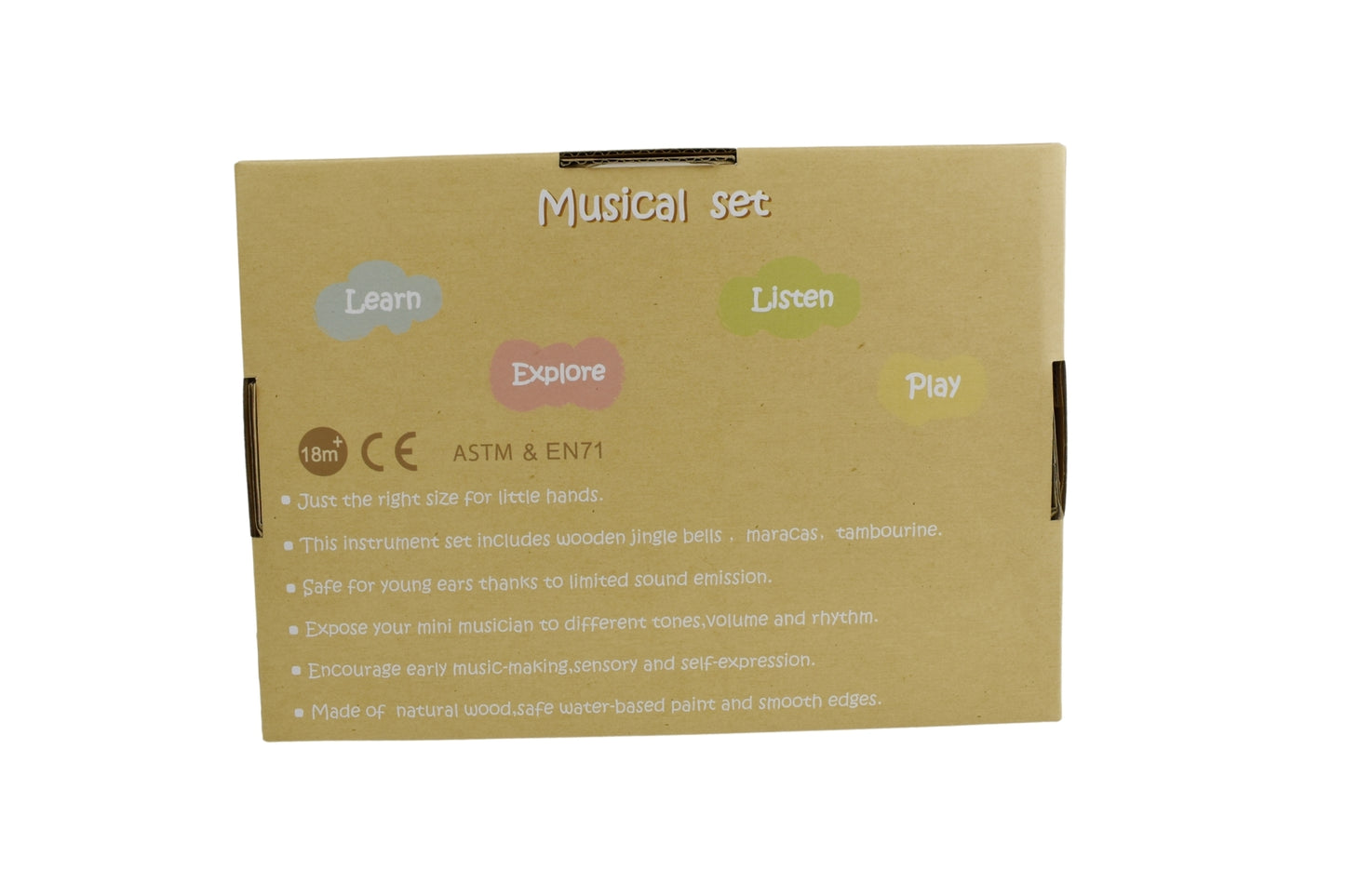 CALM & BREEZY DEER WOODEN 3PCS MUSICAL SET