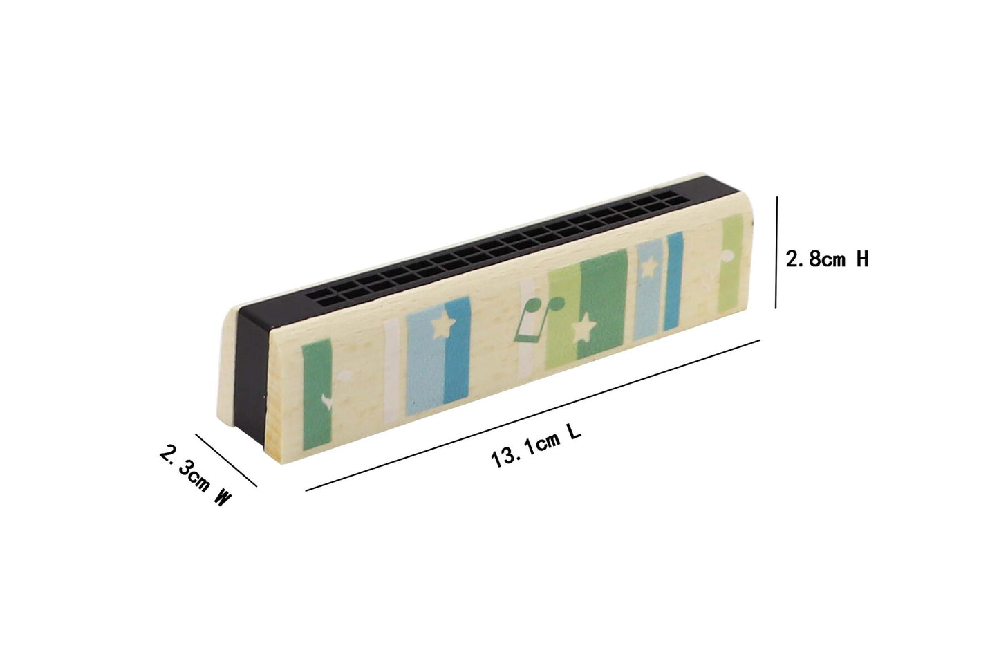 CALM & BREEZY WOODEN HARMONICA
