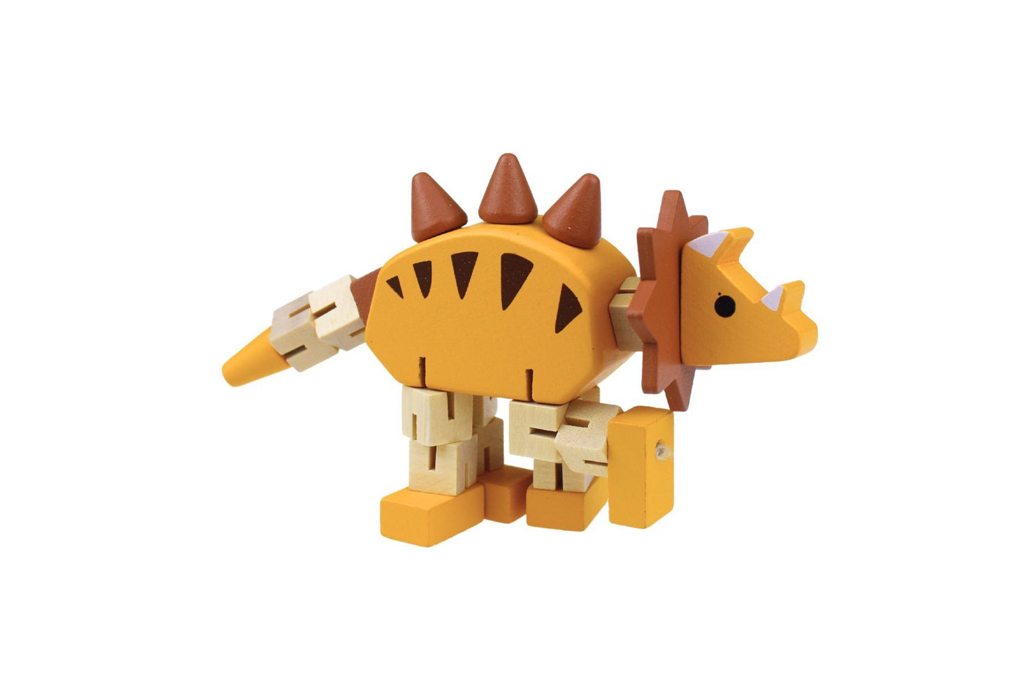 WOODEN FLEXI DINOSAUR SET OF 3