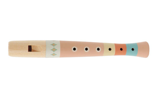 PATTERN PLAY WOODEN RECORDER PICCOLO ORANGE