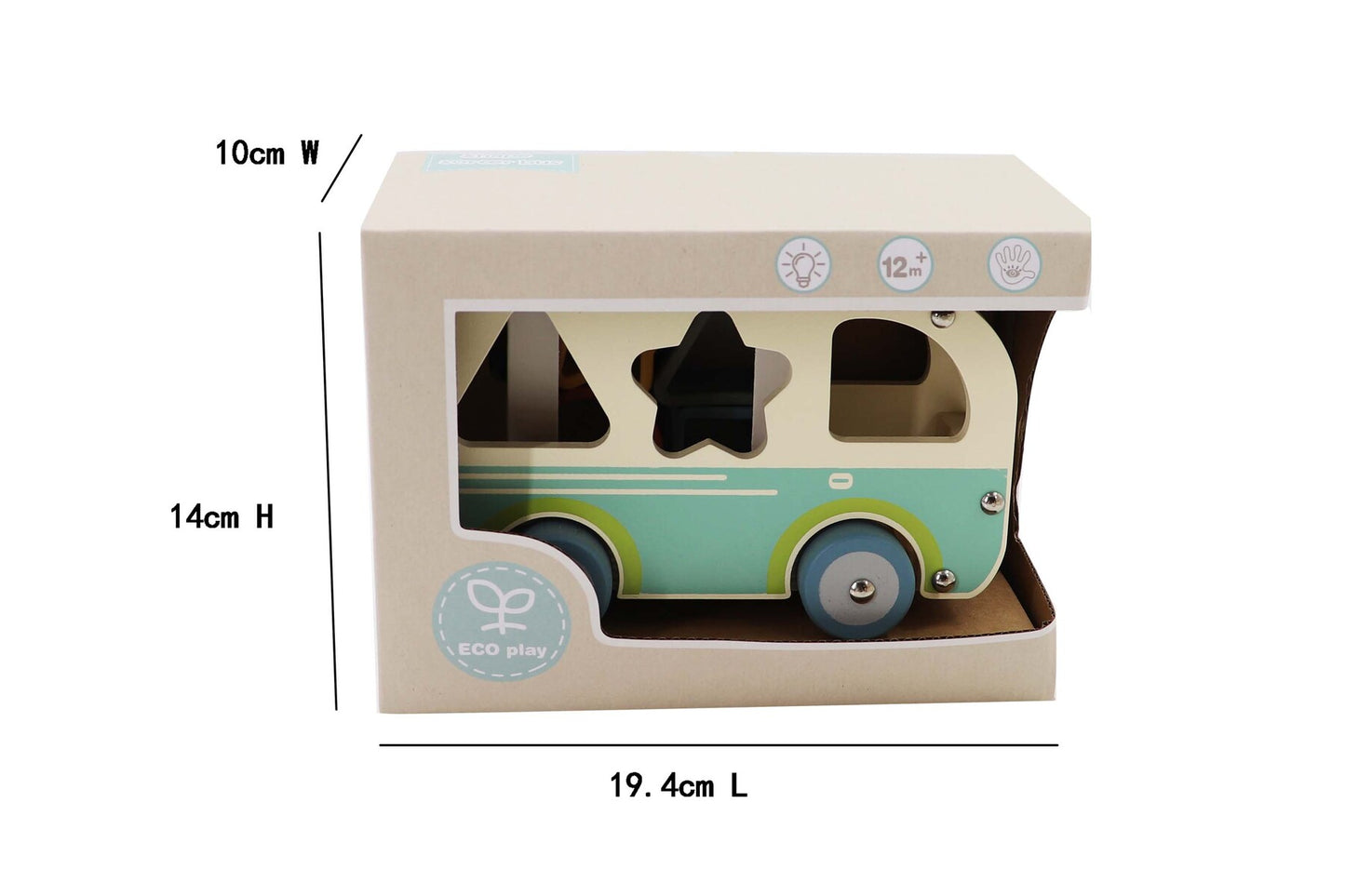 ECOSHAPE WHEELIE VAN SHAPE SORTER