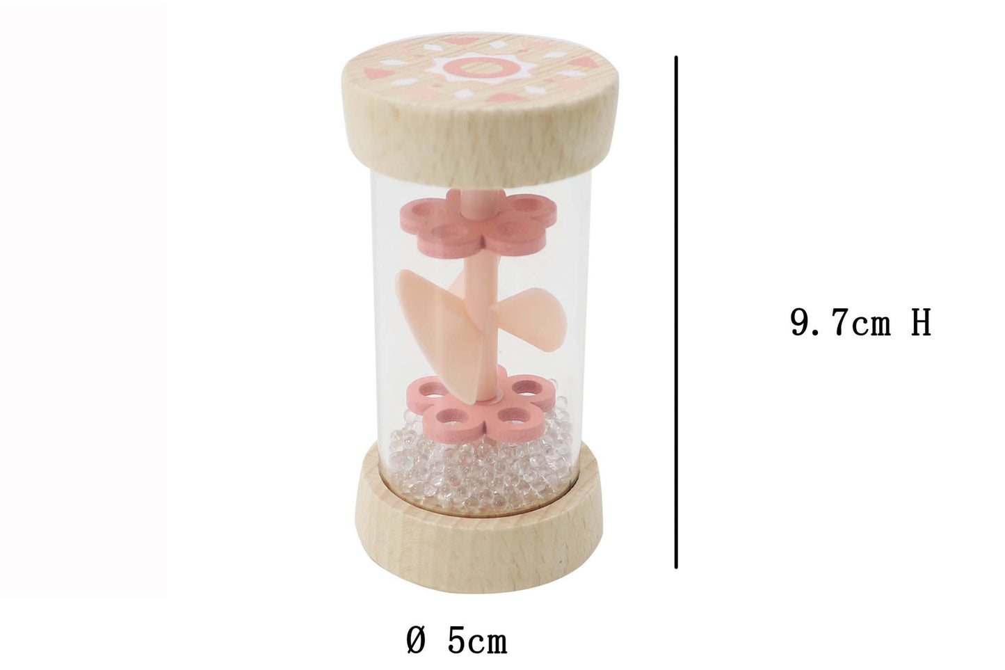 ECOWHIRLIE RATTLE PINK