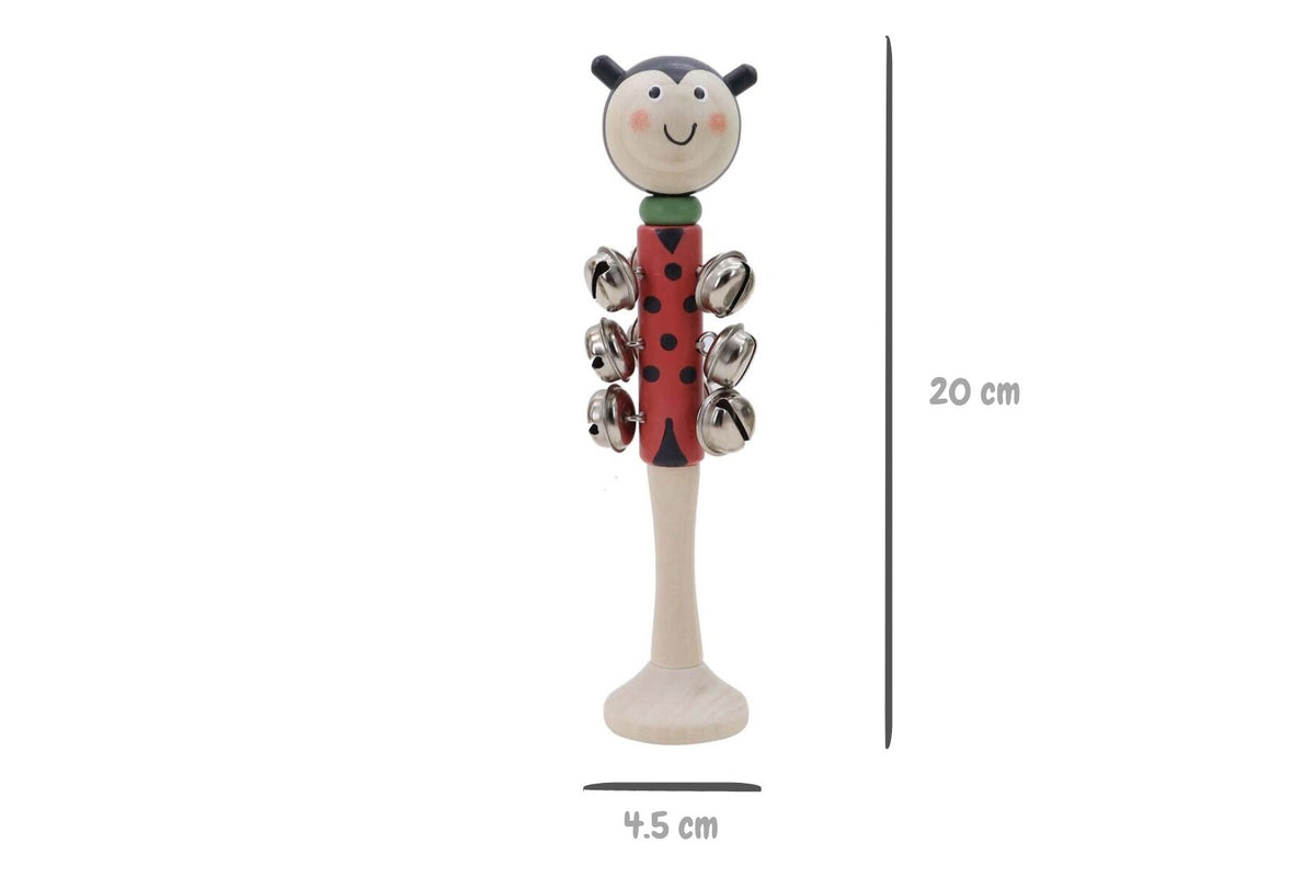 WOODEN INSECT BELL STICK