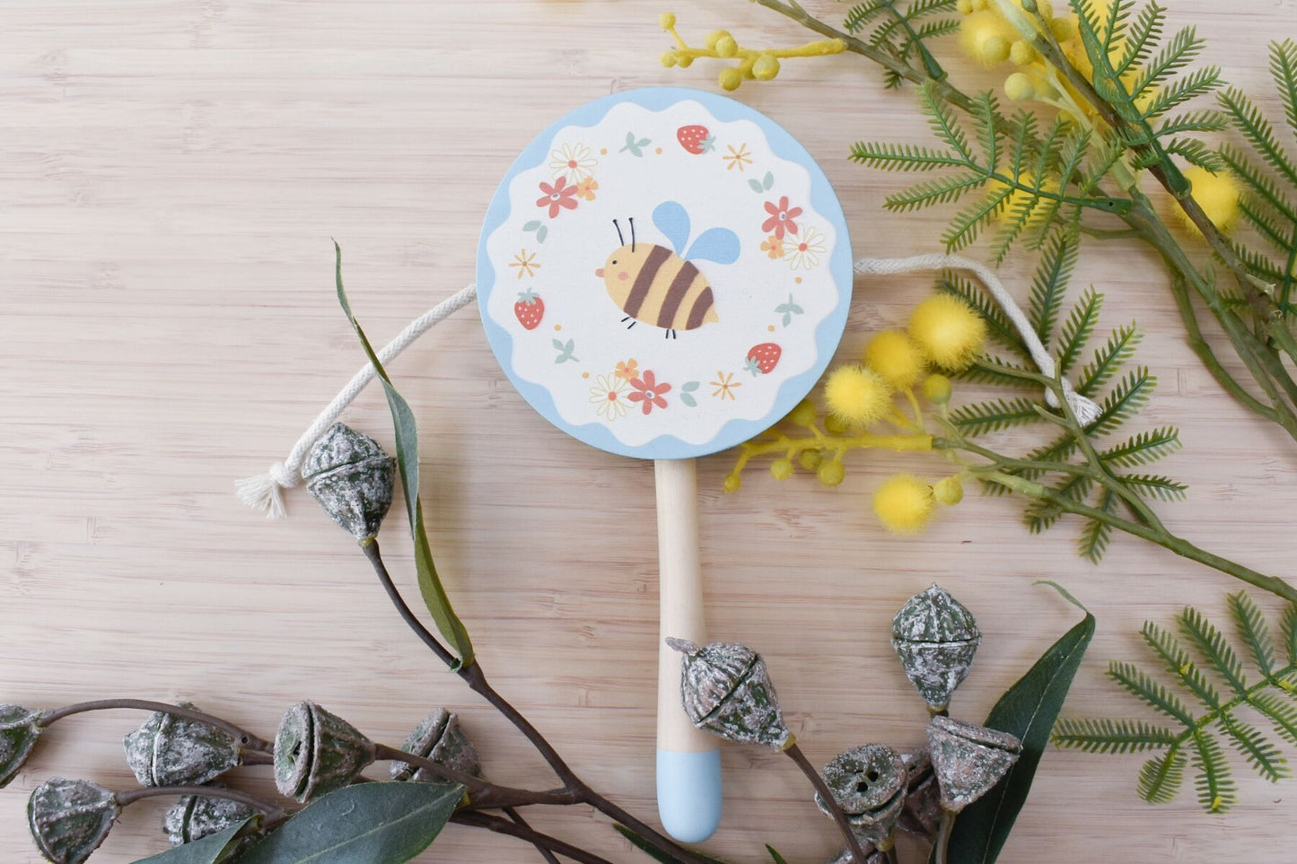 WOODEN BEE TWIST DRUM