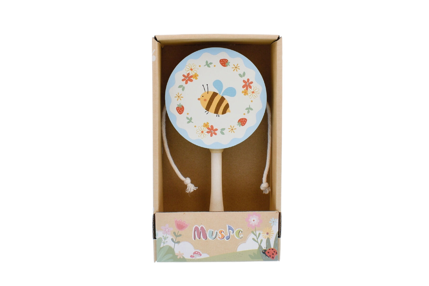 WOODEN BEE TWIST DRUM