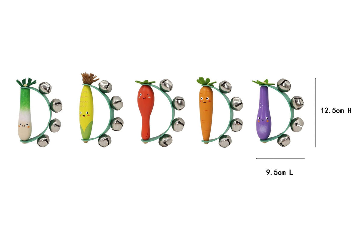 WOODEN VEGGIE HANDBELL