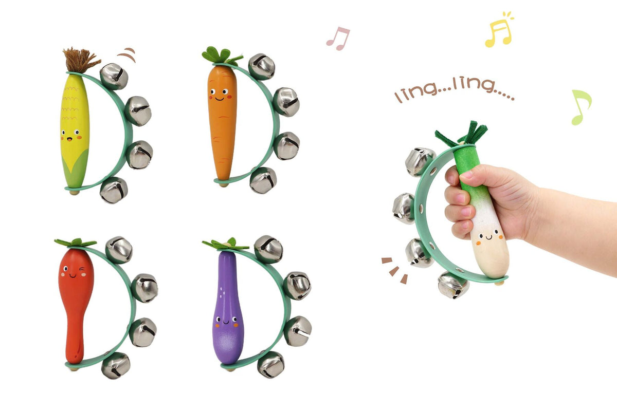 WOODEN VEGGIE HANDBELL
