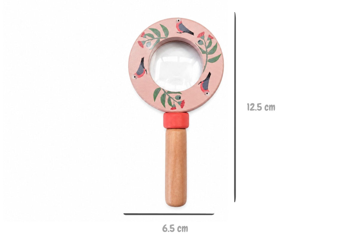 PRICE FOR 4 AUSSIE BACKYARD WILDLIFE MAGNIFYING GLASS