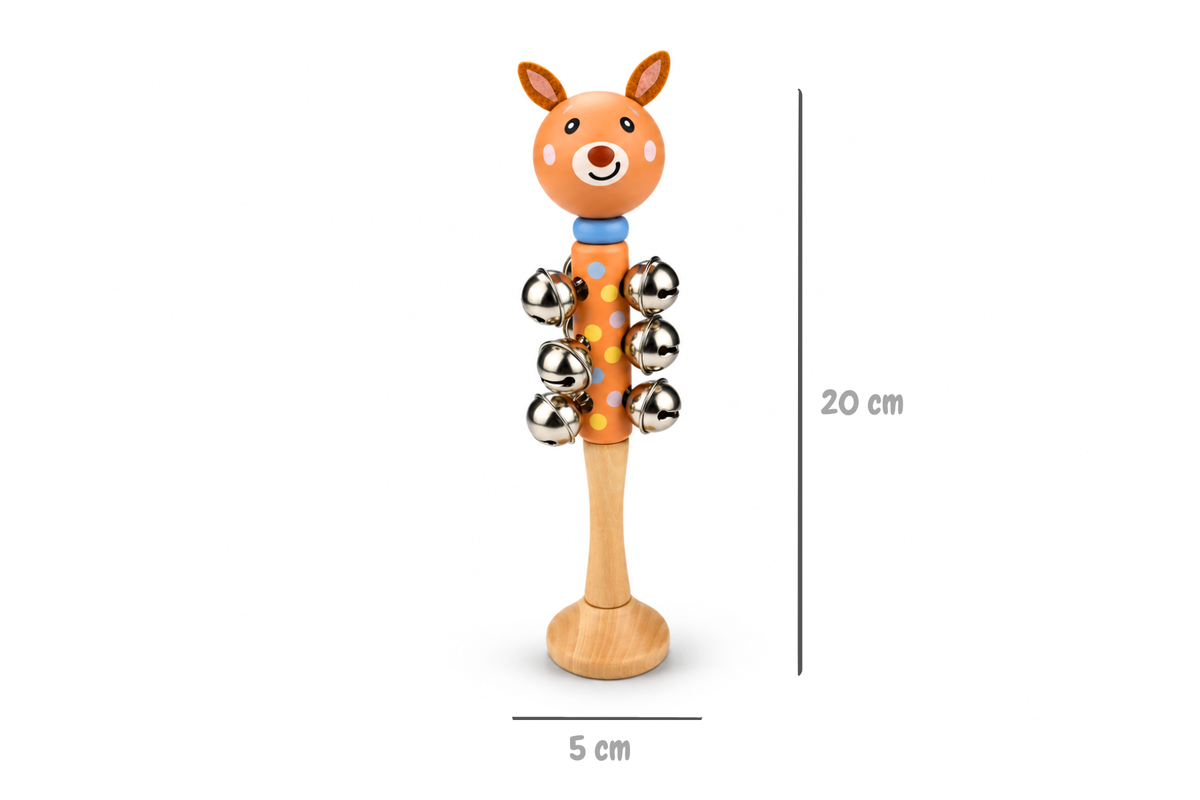 AUSSIE BUDDIES BELL STICK KANGAROO