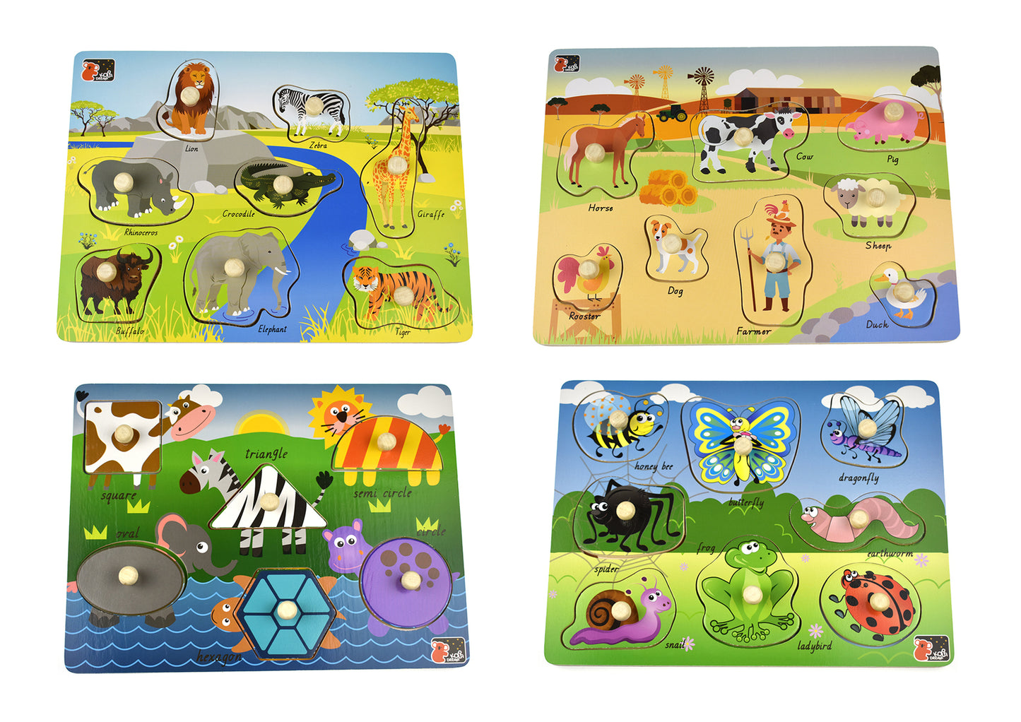 KOALA DREAM PEG & JIGSAW PUZZLE PACK OF 12