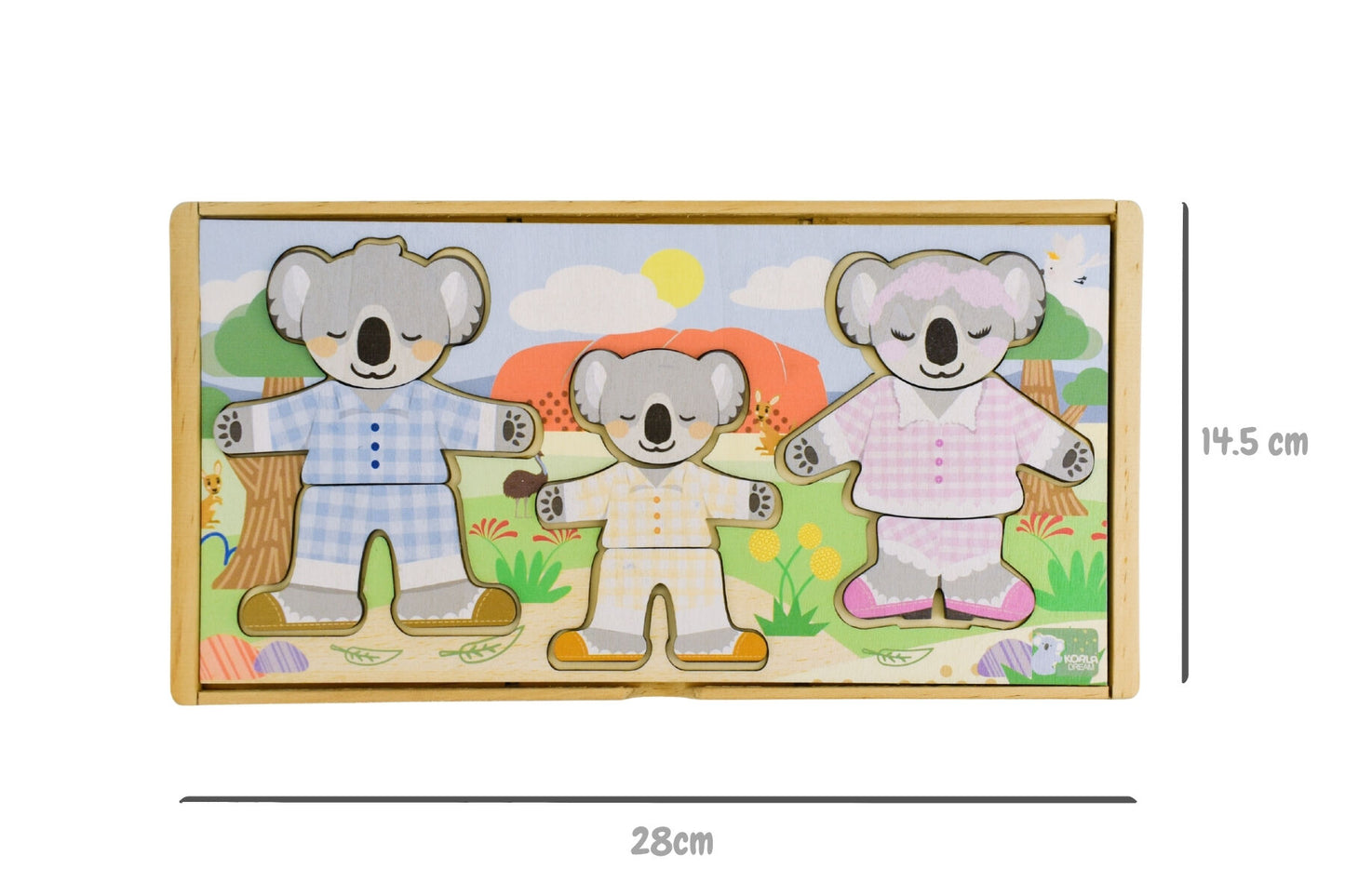 DRESSING KOALA FAMILY WITH EXPRESSION