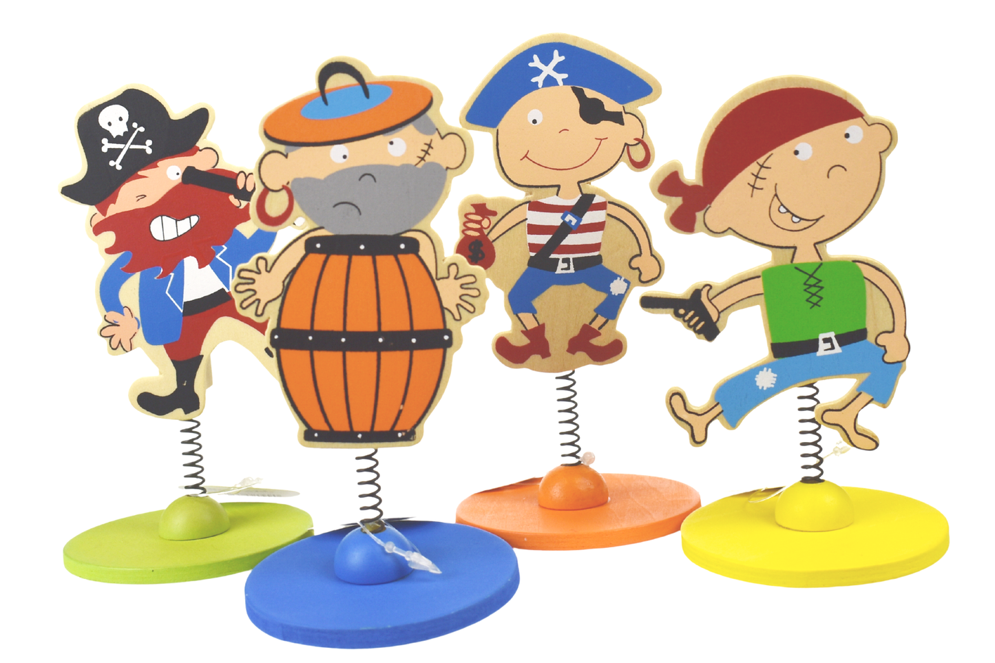 PRICE FOR 6 ASSORTED PIRATE MEMO CLIP STAND