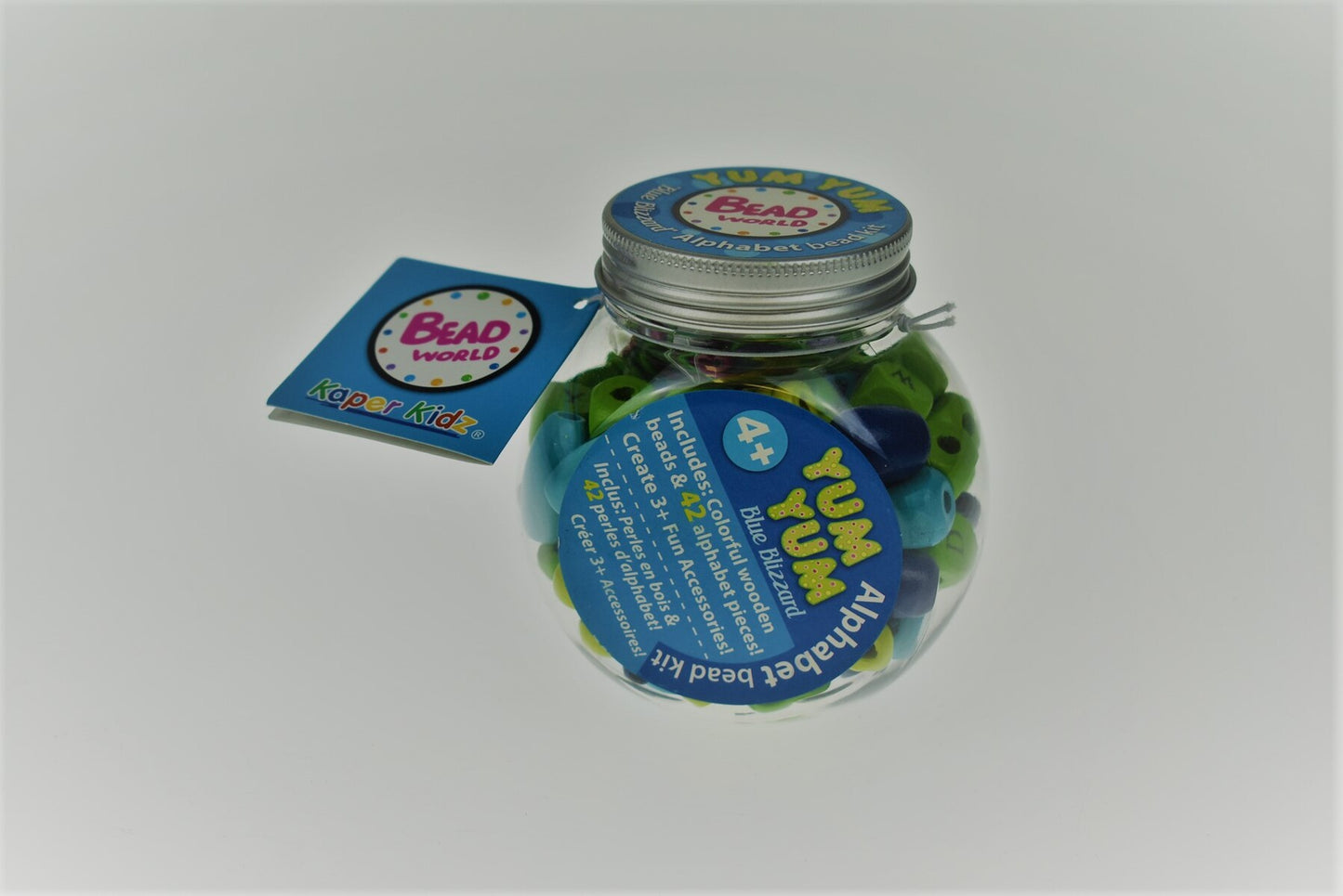 YUM YUM BLUE BLIZZARD ALPHABET BEAD CRAFT KIT