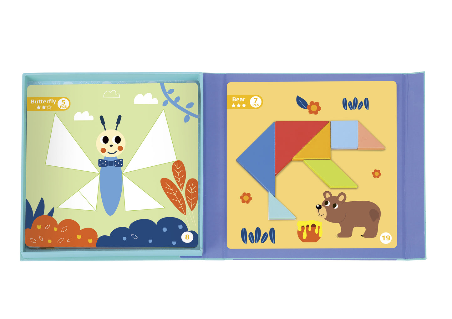 MAGNETIC TANGRAM ANIMAL PLAY SET