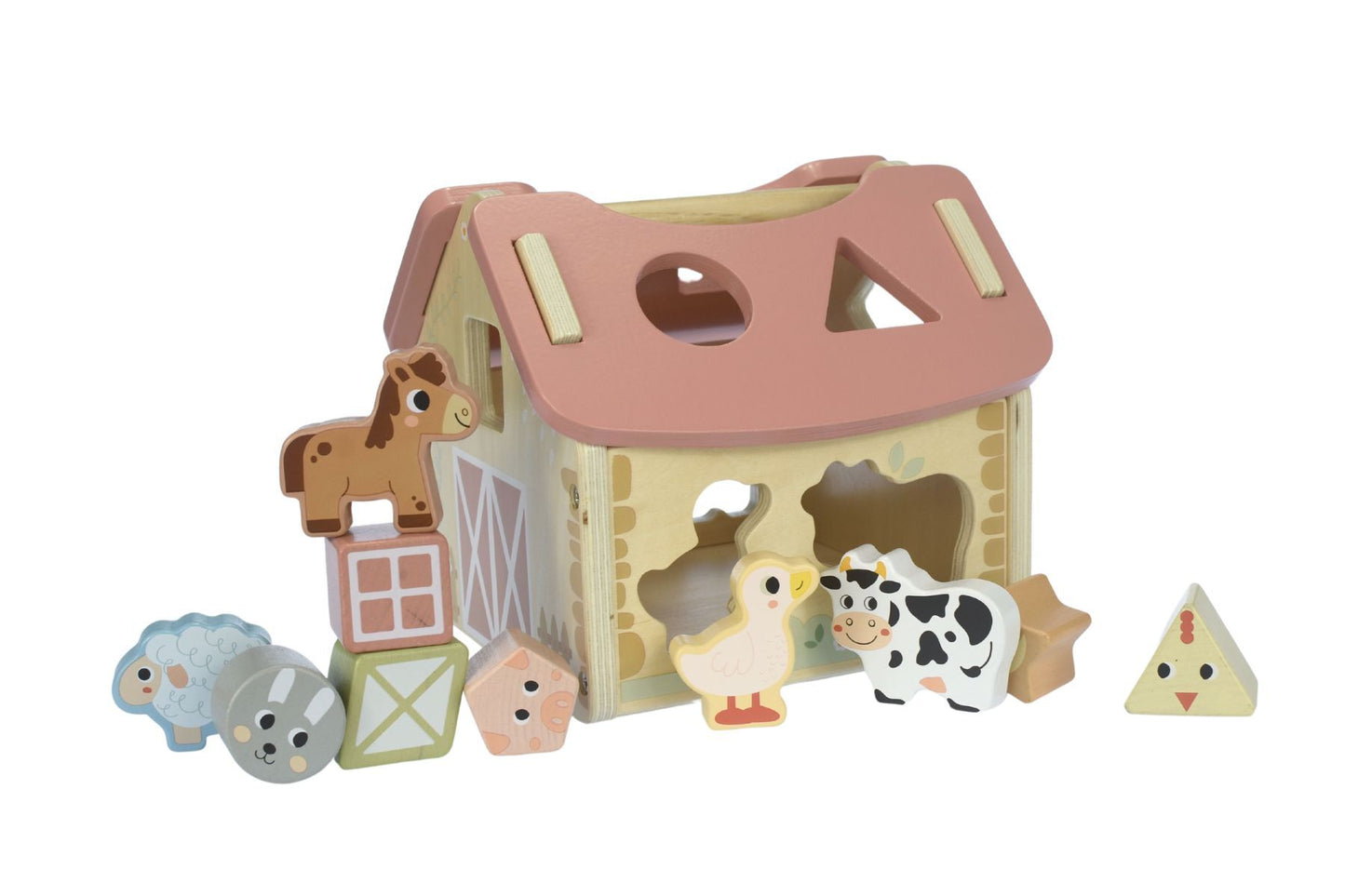 MY FOREST FRIENDS FARMHOUSE SHAPE SORTER