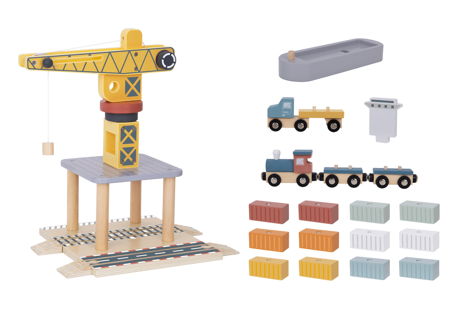 PORT CRANE CARGO SET