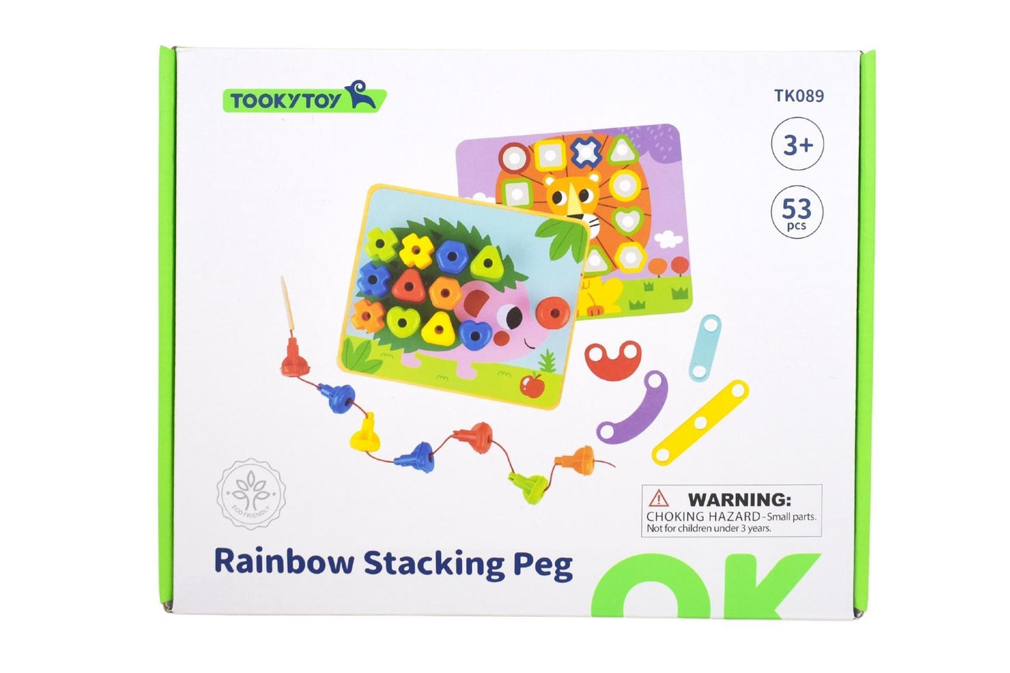 RAINBOW STACKING PEGS