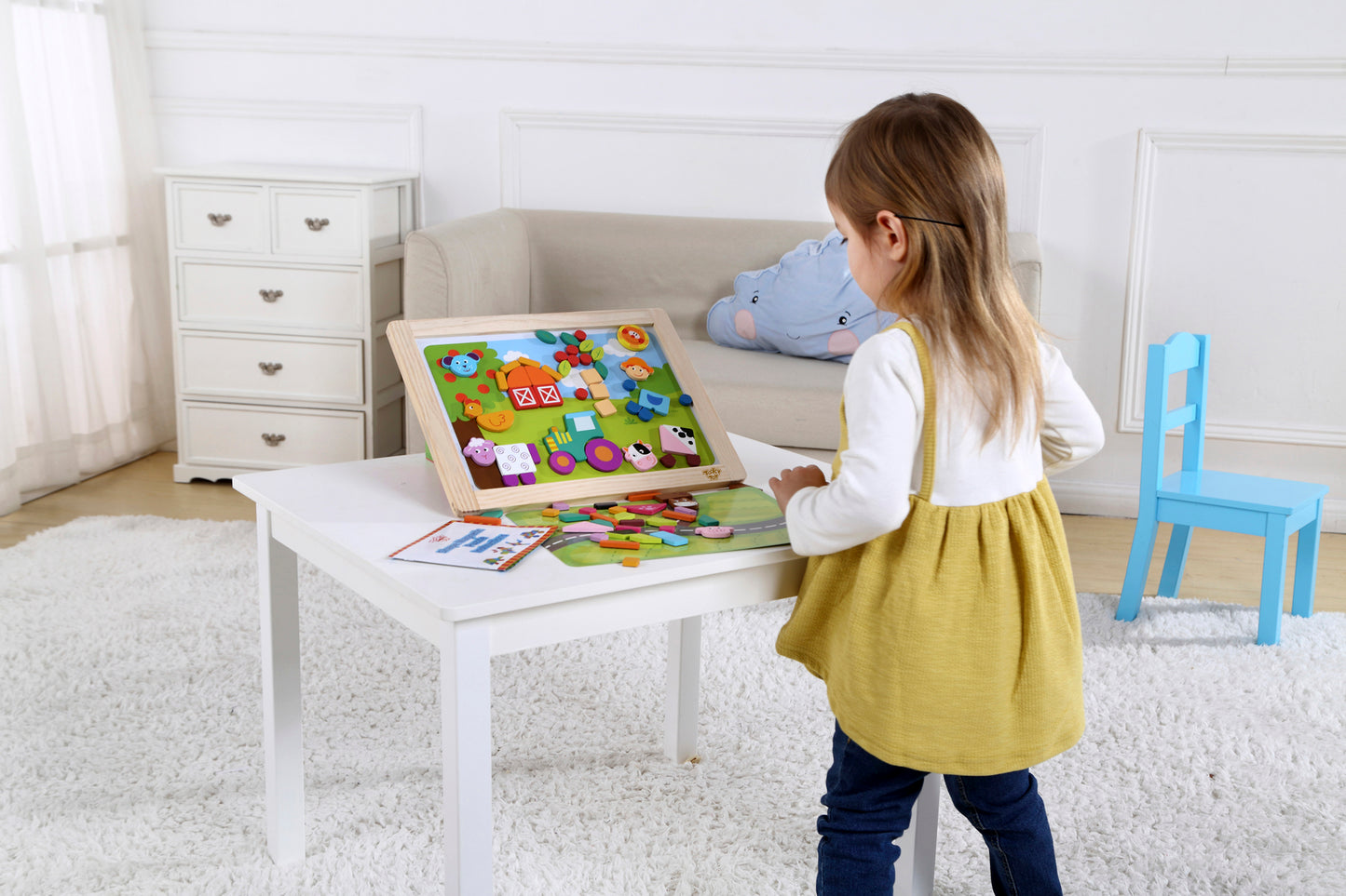 MAGNETIC PUZZLE BOARD- FARM