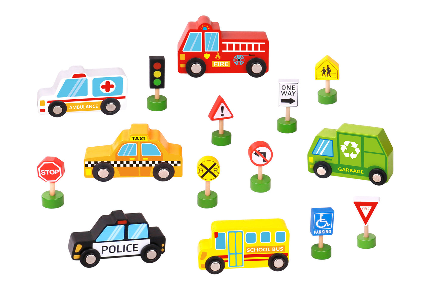 TRANSPORTATION VEHICLES & STREET SIGNS