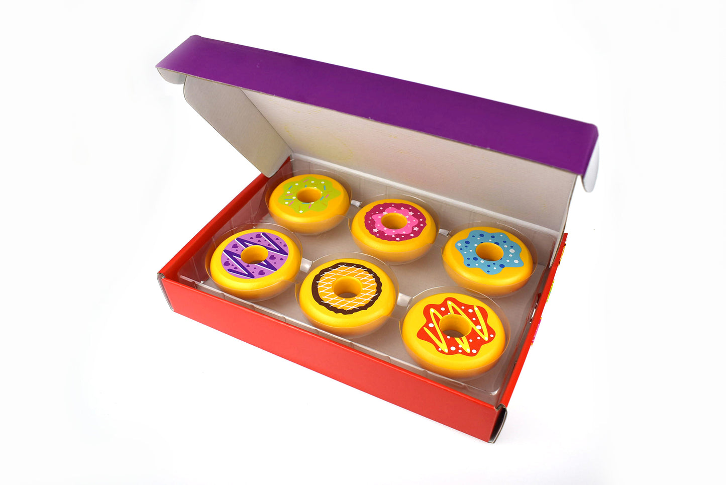 WOODEN DOUGHNUT SET