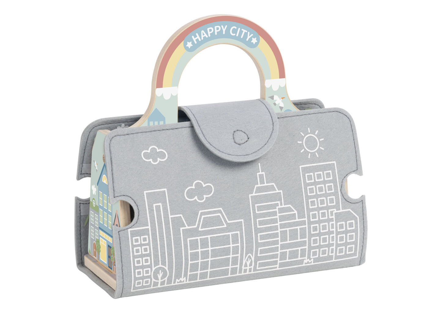 FELT CITY PLAY SET