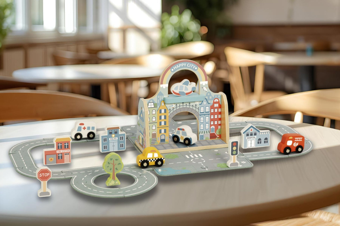 FELT CITY PLAY SET