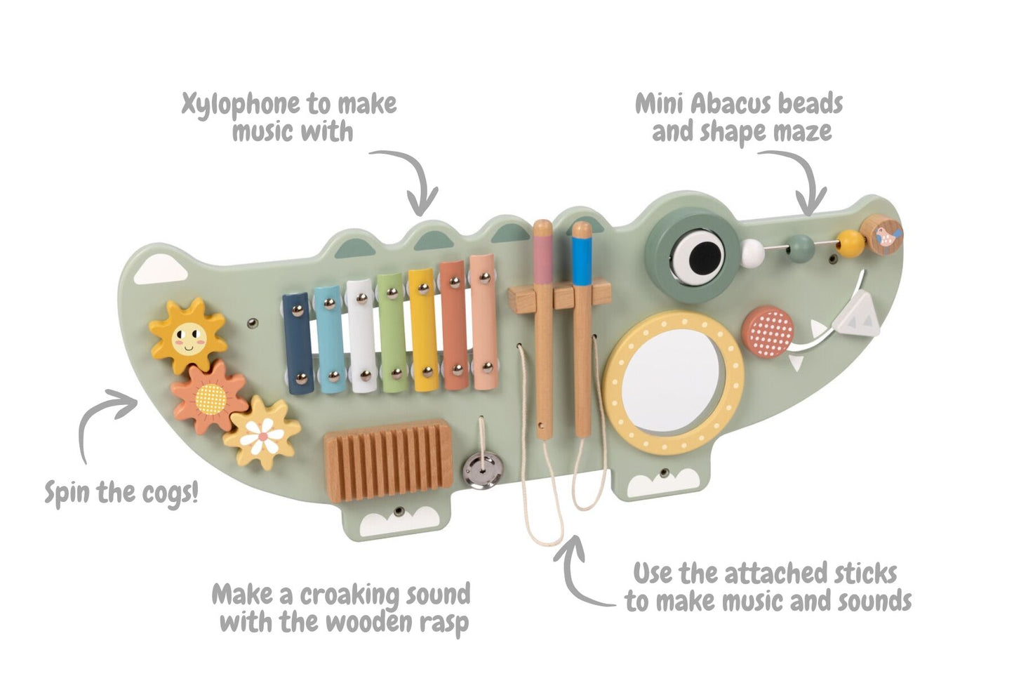 CROCODILE ACTIVITY WALL