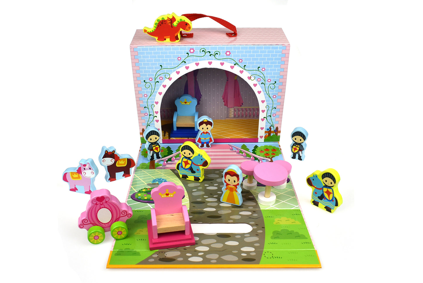 PRINCESS WOODEN STORY BOX TRAVEL SET