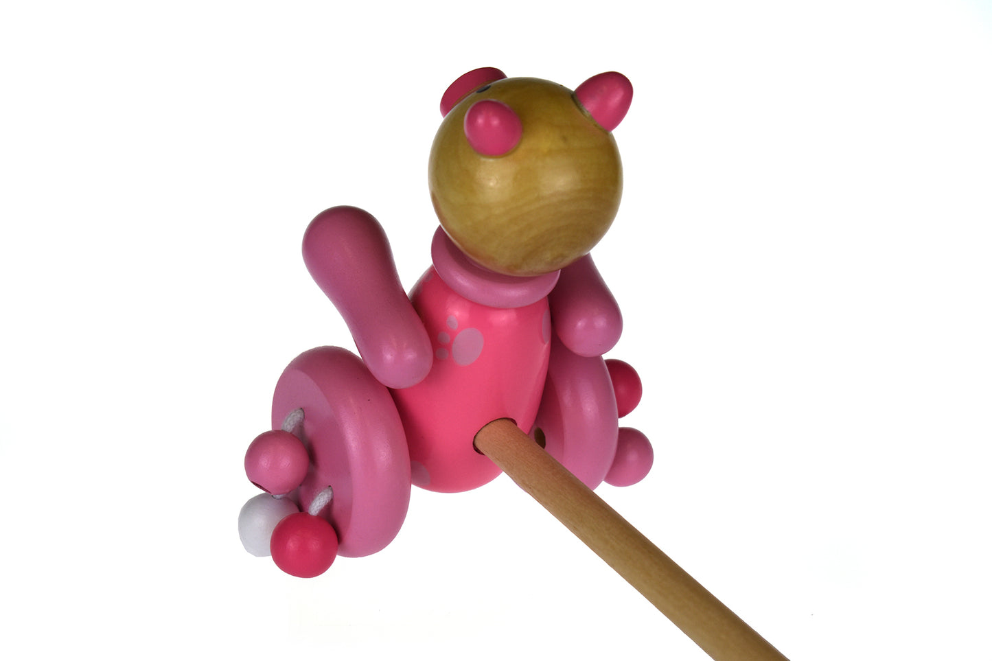 PUSH ALONG WOODEN PIG