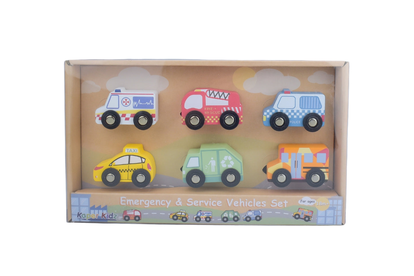 EMERGENCY & SERVICE VEHICLES SET