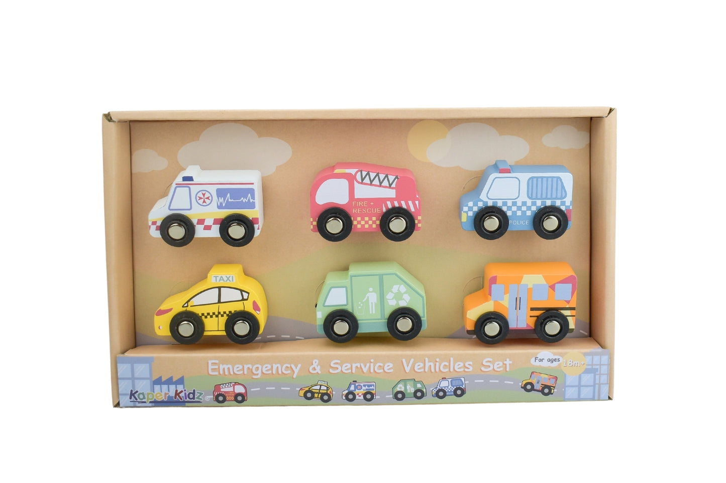 EMERGENCY & SERVICE VEHICLES SET