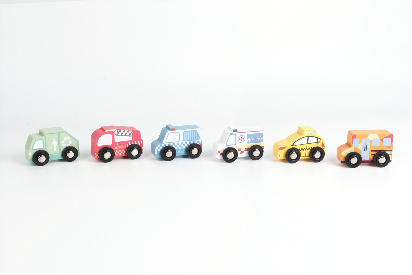 EMERGENCY & SERVICE VEHICLES SET