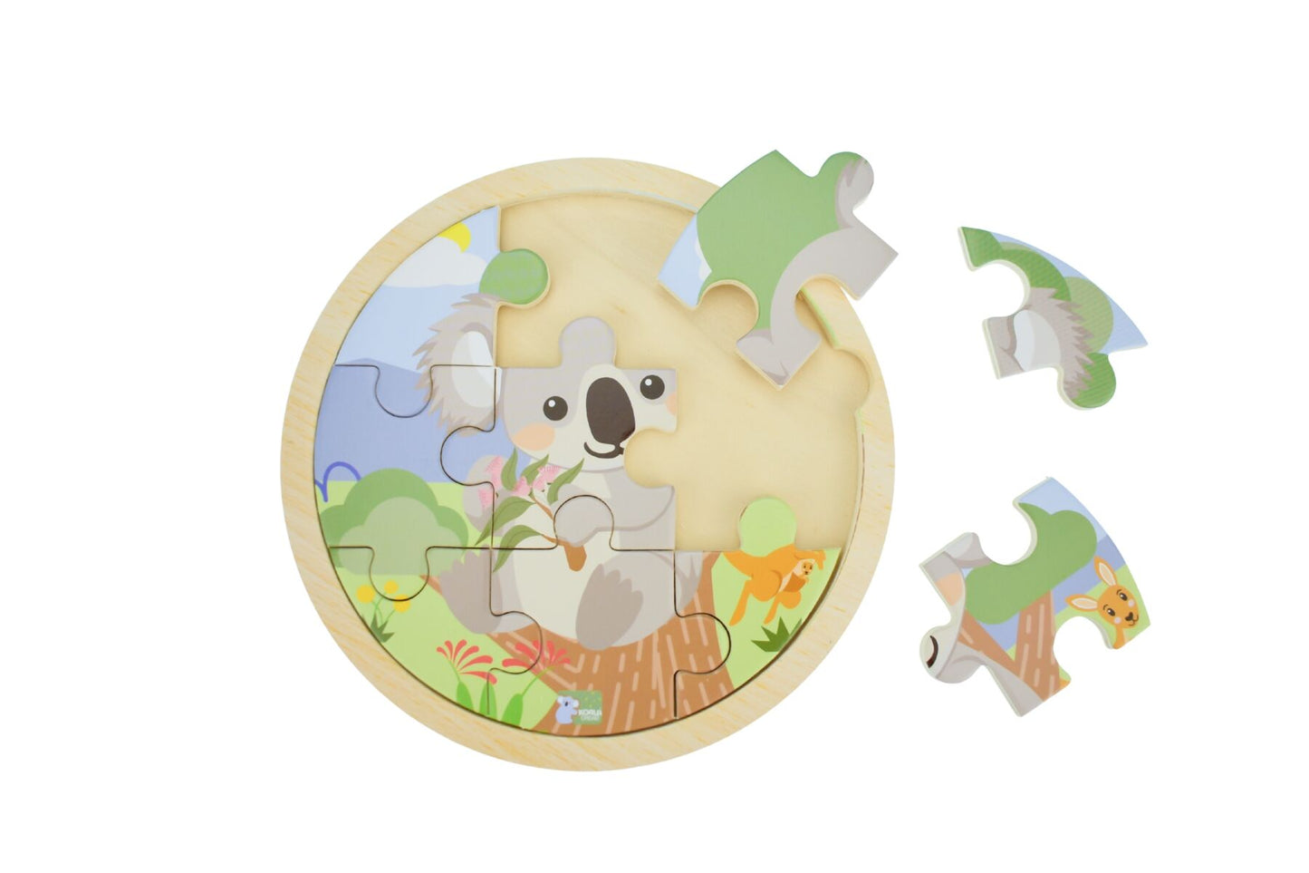 WOODEN 9PCS JIGSAW PUZZLE KOALA