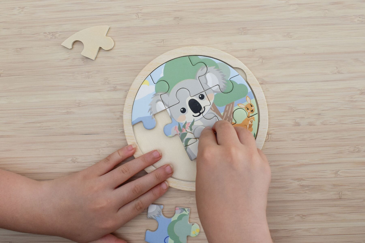 WOODEN 9PCS JIGSAW PUZZLE KOALA