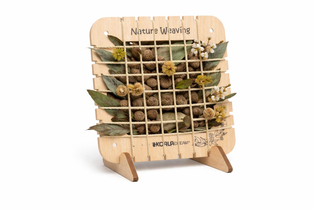 BUSH BLOOMS WEAVING SHAPES - CREATE WITH FLOWERS & LEAVES