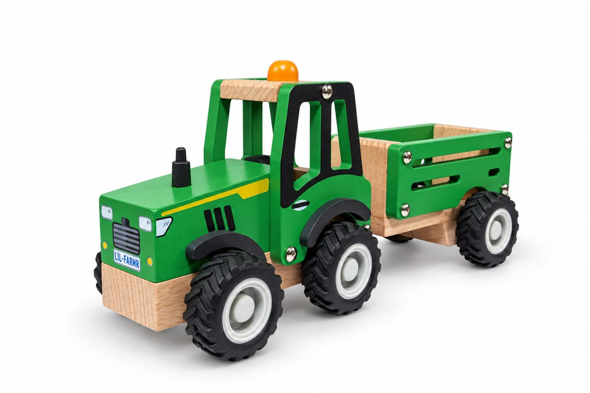 BUSH BUDDIES FARM TRACTOR WITH ANIMALS