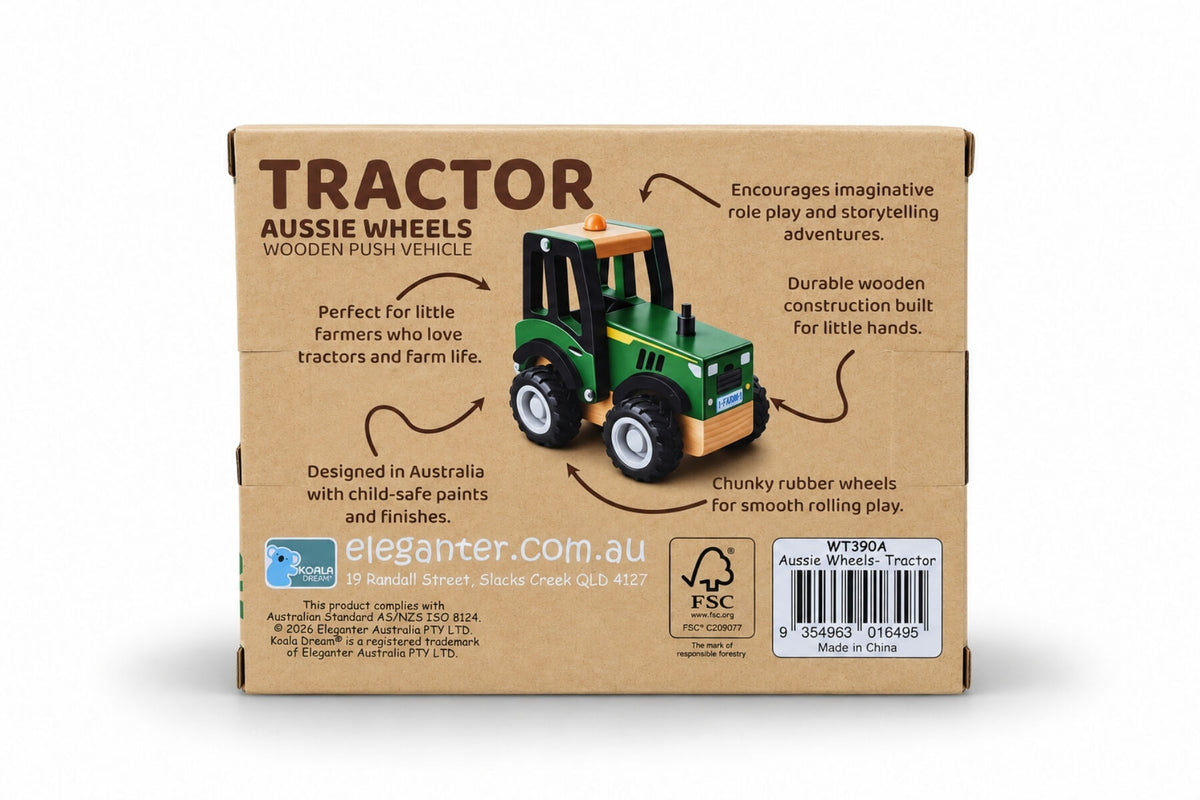 AUSSIE WHEELS GREEN TRACTOR