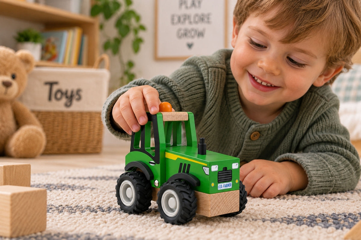 AUSSIE WHEELS GREEN TRACTOR
