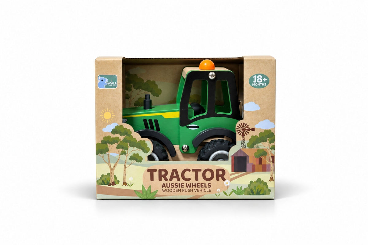 AUSSIE WHEELS GREEN TRACTOR