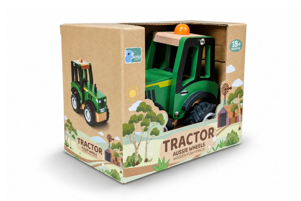 AUSSIE WHEELS GREEN TRACTOR